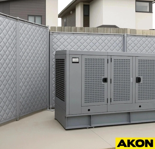 outdoor sound barrier for HVAC outdoor sound barrier for HVAC