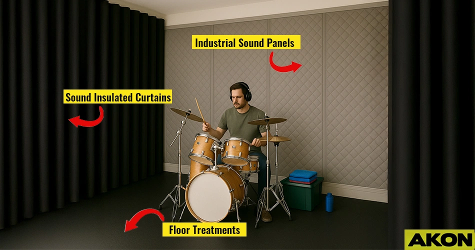 soundproofing-solutions-for-garage-using-insulated-curtains-and-panels soundproofing-solutions-for-garage-using-insulated-curtains-and-panels
