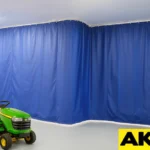 insulated garage divider curtain