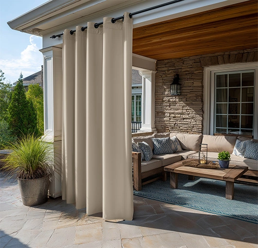 patio-grommet-curtains-on-pipe-track