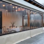 Attached pergola enclosure sealed along walls and corners How to Seal Pergola Corners and Gaps for a Tight Winter Fit