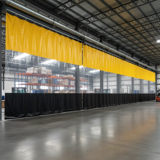 akon industrial curtains
