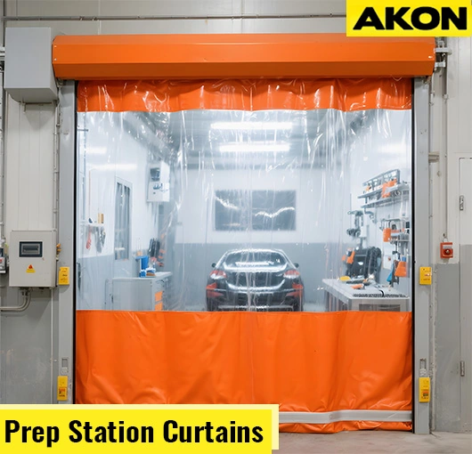 automotive-body-shop-vinyl-prep-station-curtains automotive-body-shop-vinyl-prep-station-curtains