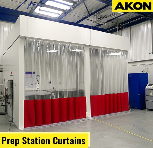 freestanding-booth-vinyl-prep-station-curtains-custom-made freestanding-booth-vinyl-prep-station-curtains-custom-made