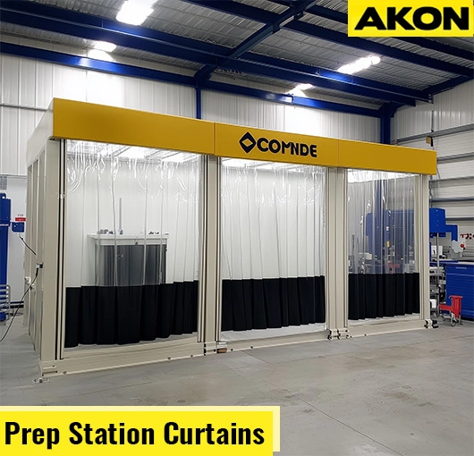 freestanding-booth-vinyl-prep-station-curtains freestanding-booth-vinyl-prep-station-curtains