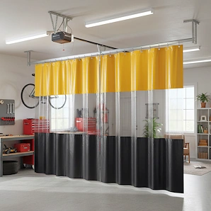 garage divider curtains