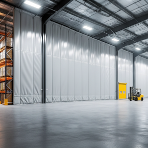 insulated curtain wall for warehouse