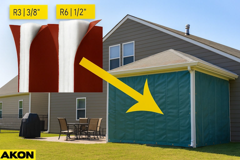 insulated patio enclosure sides