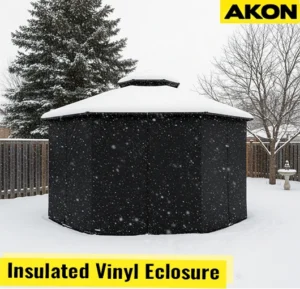 insulated-vinyl-gazebo-enclosure-heat-retention