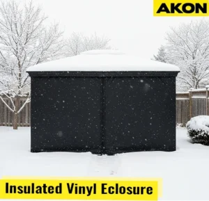insulated-vinyl-gazebo-enclosure-snow-protection
