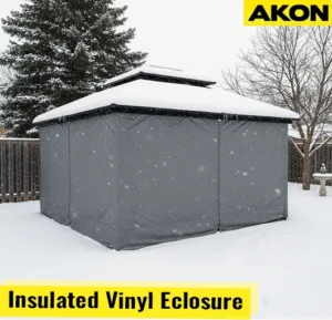 insulated-vinyl-gazebo-enclosure-winter-weatherproof