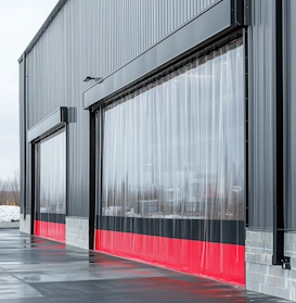 outdoor industrial curtains heavy duty