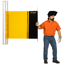 roll up welding screens