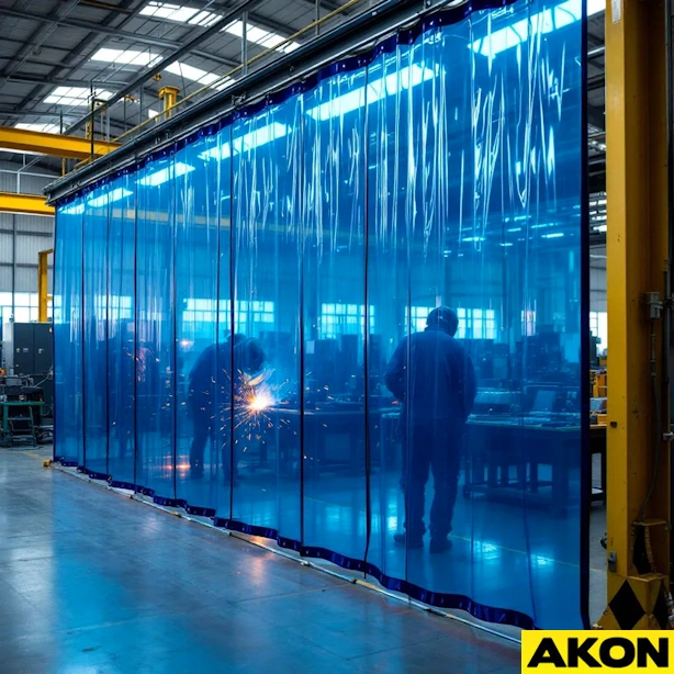 tinted welding curtain wall