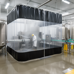 usda food processing curtains for washdown