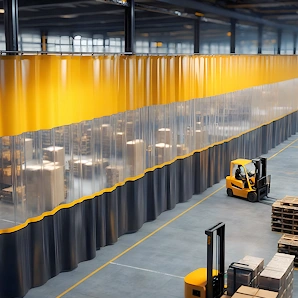 warehouse curtain walls vinyl