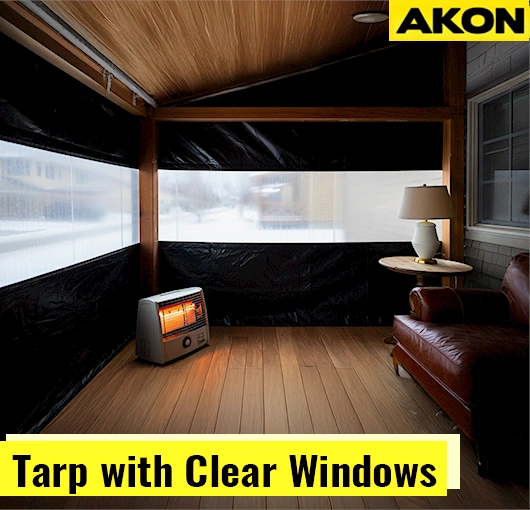 affordable-tarp-porch-cover-clear-windows-block-wind-snow affordable-tarp-porch-cover-clear-windows-block-wind-snow