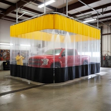 wash bay curtain enclosure wash bay curtain enclosure