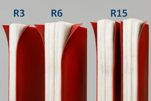 insulated curtain R values