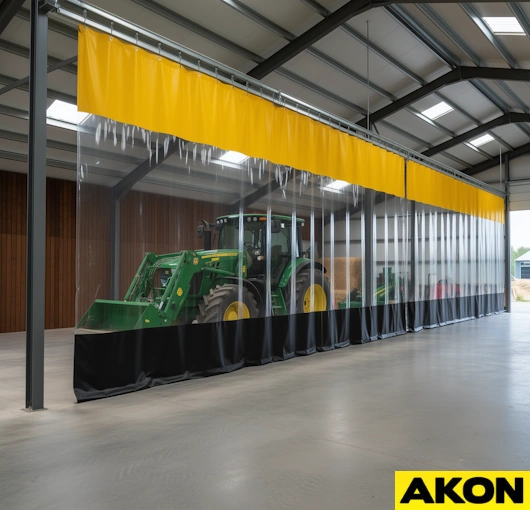 curtain wall for large structure or warehouse