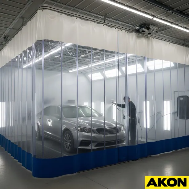 Paint Spray Booth Curtains Overview