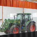 wash bay containment curtain industrial