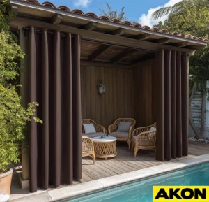 Custom Fabric Cabana Curtains Panels