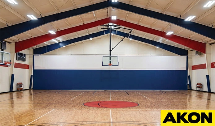 Custom made basketball gym divider curtain