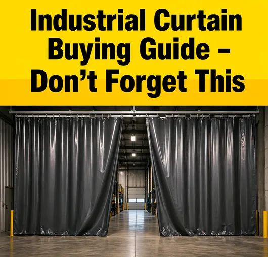 Industrial curtain buying guide dont forget this warehouse vinyl curtain wall