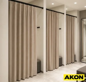 Dressing room curtains made to size