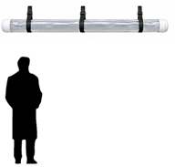 Roll up storage straps