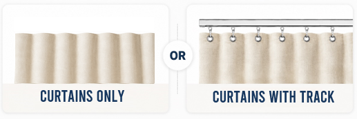 Curtain + track or just the curtain